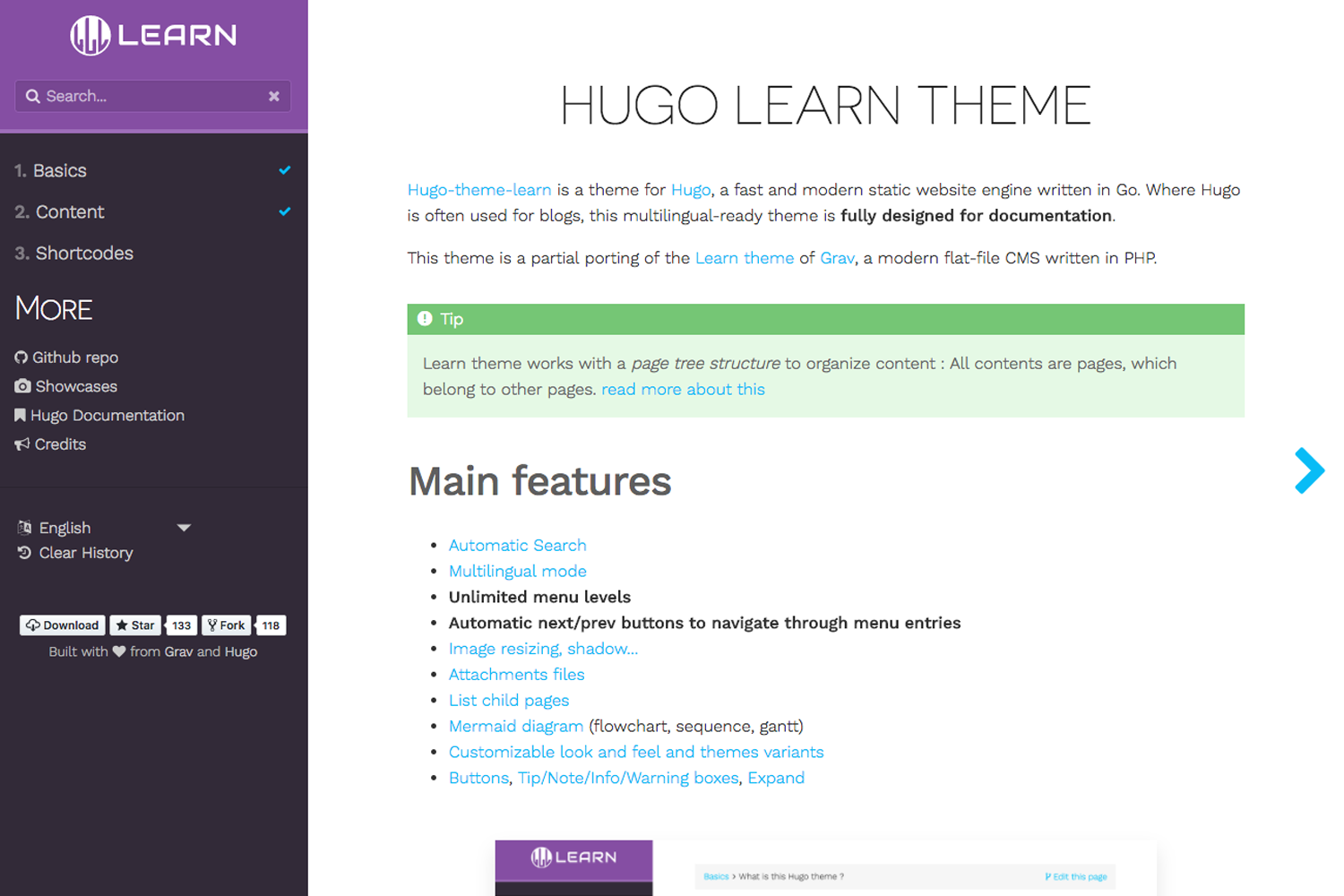 hugo-learn